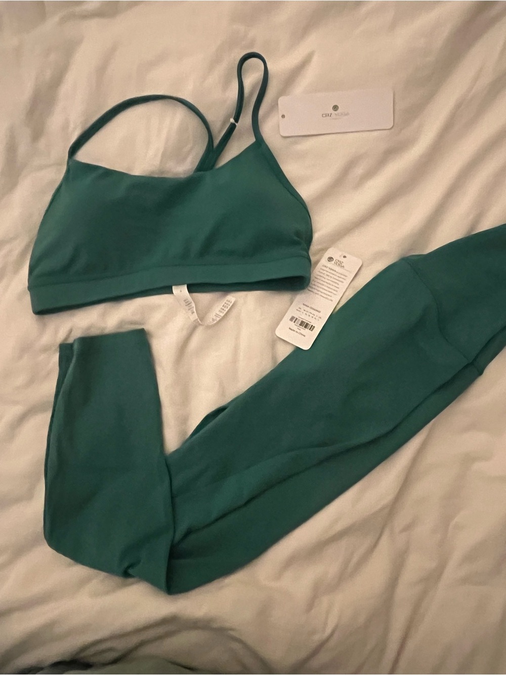 Green Crz Yoga Set (NWT)